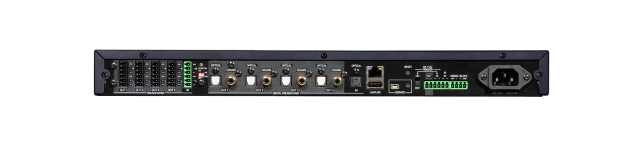 B400S 4 Zone Network Music Player - 1RU