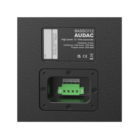 Basso Series High Power InfraSubwooferD IP55 Rated