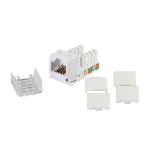 CG29311 Cat6 90 Keystone Jack White