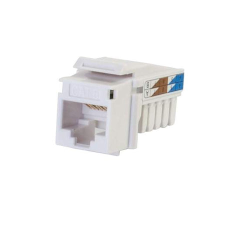 CG29311 Cat6 90 Keystone Jack White