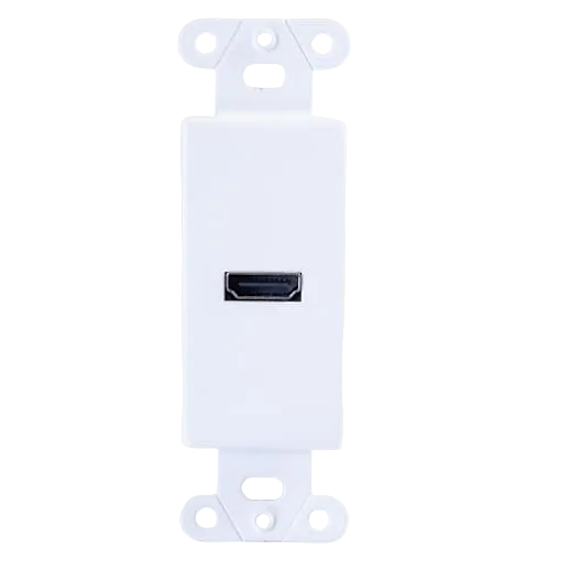 CG39710HDMI Pass Through Decorative Wall Plate F/F White