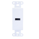 CG39710HDMI Pass Through Decorative Wall Plate F/F White