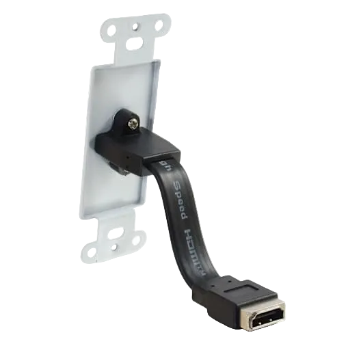 CG39710HDMI Pass Through Decorative Wall Plate F/F White