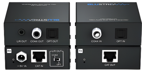 CAT100AU Digital Audio Over CAT5 Extender 100m