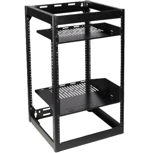 CFR1615-B1 15U Stackable Skelton Rack