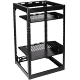CFR1615-B1 15U Stackable Skelton Rack