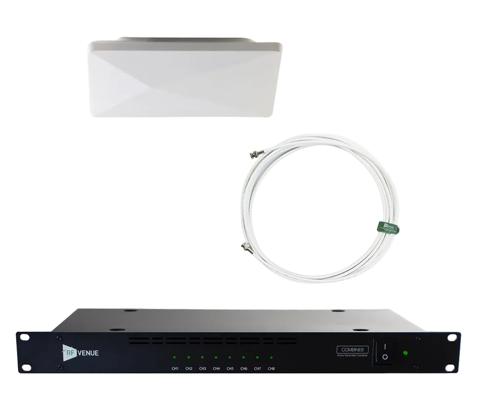 COMB8CP-ARC CP Architectural Antenna White and COMBINE8