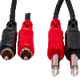 CPR-202 Stereo Interconnect Dual 1/4" TS To Dual RCA 2 M