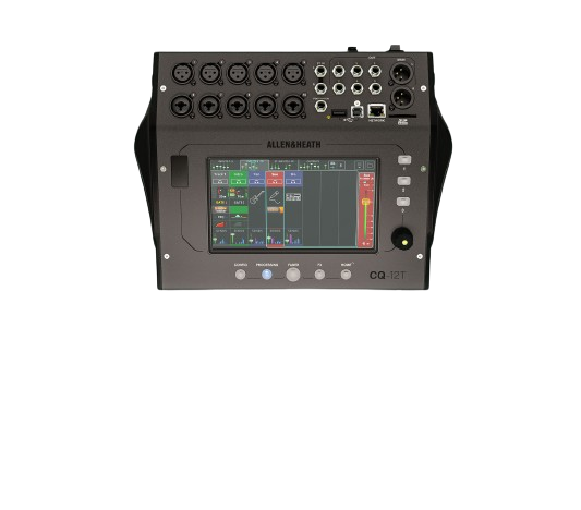 AH-CQ12T 96kHz Digital Mixer with 7" Touchscreen and Bluetooth Connectivity 12 in/8 out