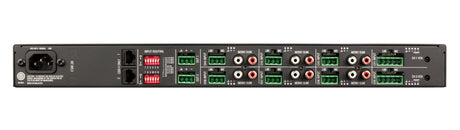CSM28 Commercial Mixer 8 Input 2 Output Fanless 1U Full-Rack Mounting Kit Included