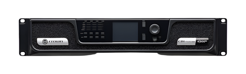 CDi4x300BL Analog + Blu Link Input, 4 Channel, 300w Per Output Channel, Amplifier