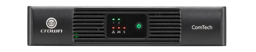 CTD2125 Comtech 2 Channel X 125 Watt 1/2 Rack  DSP Dante AMP