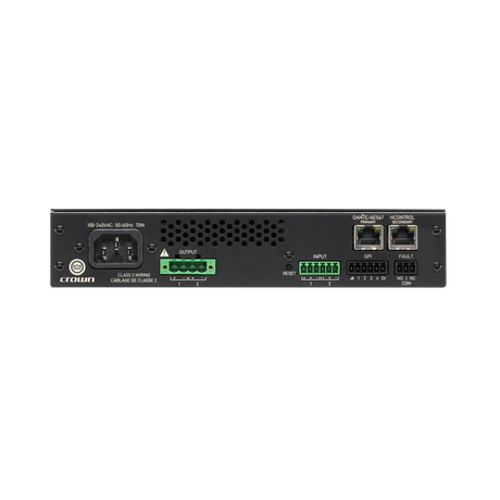 CTD2125 Comtech 2 Channel X 125 Watt 1/2 Rack  DSP Dante AMP