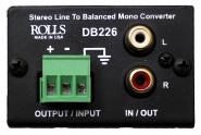 DB226 Stereo Line to Balanced Mono Converter