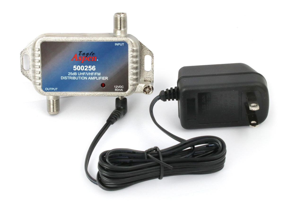 DISTAMP-25-GX 25dB UHF/VHF/FM distribution amplifier (500256)