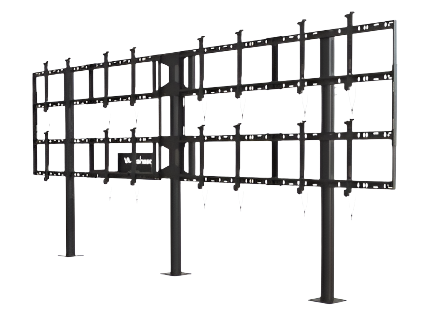 DS-S555-4X2 SmartMount® Modular 4x2 Video Wall Pedestal Mount For 46" - 55" Displays up to 5" Deep