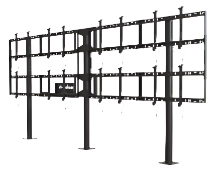 DS-S555-4X2 SmartMount® Modular 4x2 Video Wall Pedestal Mount For 46" - 55" Displays up to 5" Deep