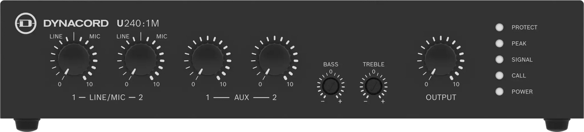 U240:1-US 240W Single Channel Power Amplifier
