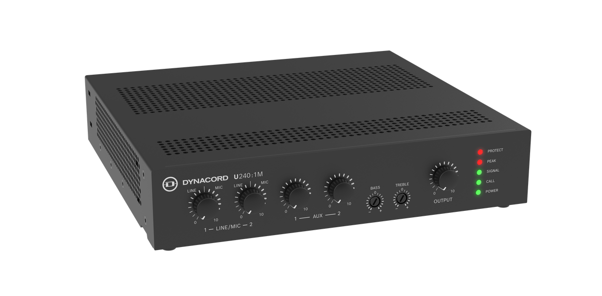 U240:1M-US 240W Single Channel Mixer Amp