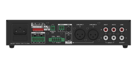 U240:1M-US 240W Single Channel Mixer Amp