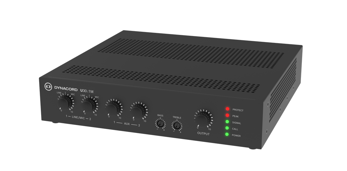 U30:1M-US 30W Single Channel Mixer Amp