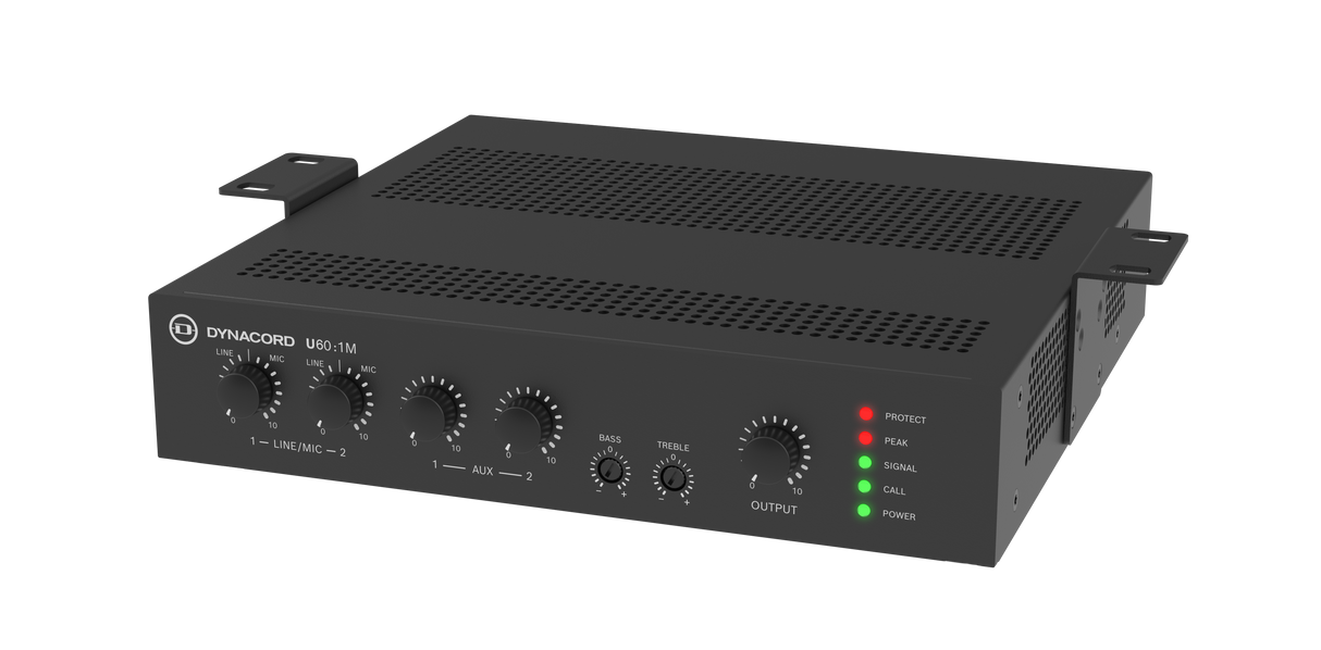 U60:1M-US 60W Single Channel Mixer Amplifier