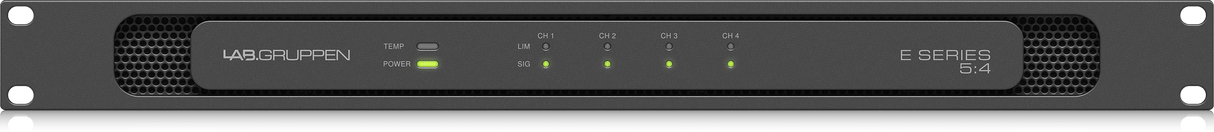 E5:4 500 W Amplifier with 4 Flexible Output-Channels