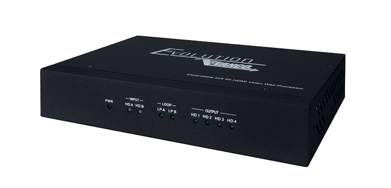 EVSP24VW Expandable 4K 2×4 HDMI Video Wall Processor