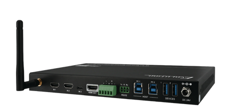 EVSW4K41 4K 4×1 Multi-Format Wireless Collaboration Switcher with Wired and Wireless Connectivity
