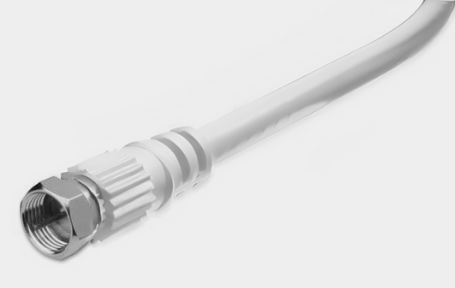 RG6 "F" Type Plug to "F" Type Plug Coaxial Cable