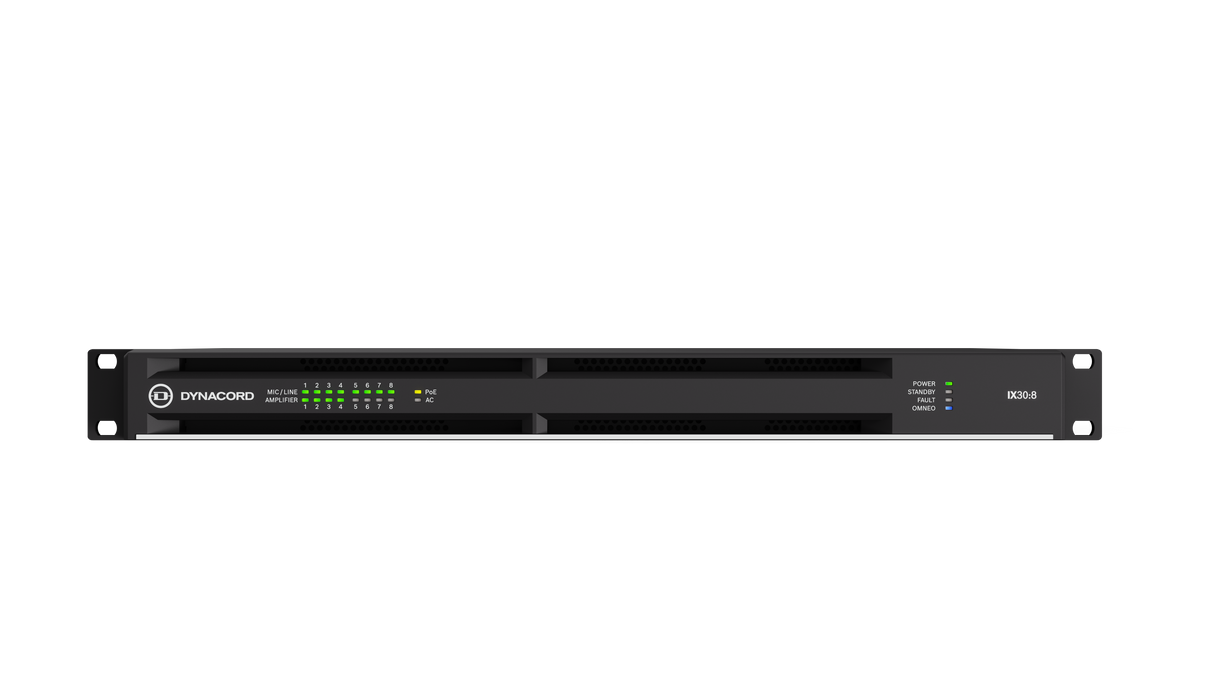 IX30:8-US 8-Channel Networked DSP Amplifier