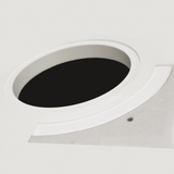 GFC06MK2 Gypsum flush mount installation ring for CELO6 Rough texture finished
