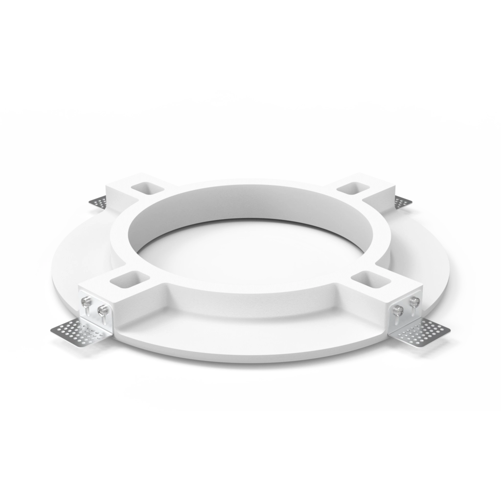 GFC06MK2 Gypsum flush mount installation ring for CELO6 Rough texture finished