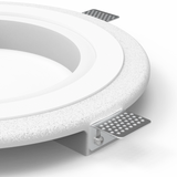 GFC06MK2 Gypsum flush mount installation ring for CELO6 Rough texture finished