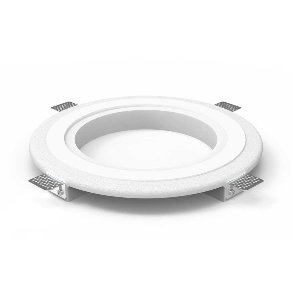 GFC06MK2 Gypsum flush mount installation ring for CELO6 Rough texture finished