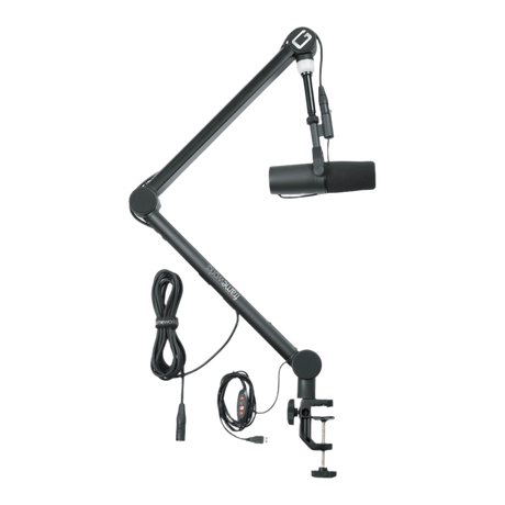 GFWMICBCBM4000 Professional Broadcast Boom Mic Stand W/ LED Light