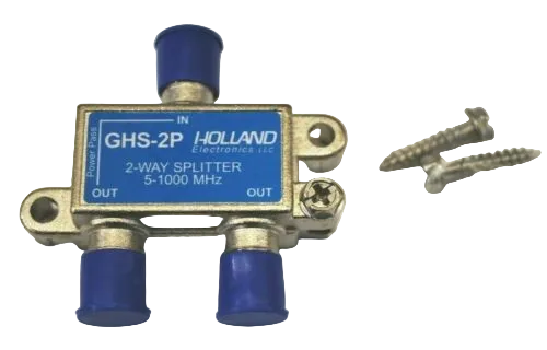 GHS-2P 2-Way Splitter (5-1000 MHz) Solder Back