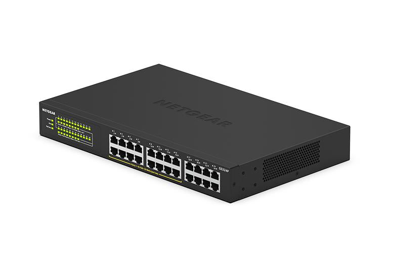 GS324P-100NAS 24-Port Gigabit Ethernet Unmanaged PoE+ Essentials Switch