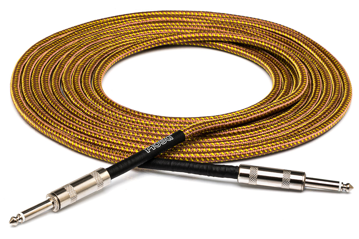 GTR518 Tweed Guitar Cable Straight to Same