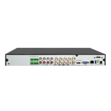 H16HRLN2TB 16 Channel Hybrid Recorder - 8 Hybrid (TVI or IP) + 8 IP NDAA 2TB