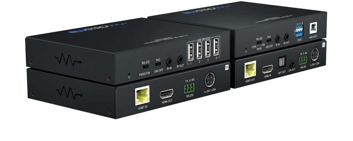 HEX70USB-KIT Hdbaset HDMI 2.0 & Usb 2.0 Extender Set - 70m