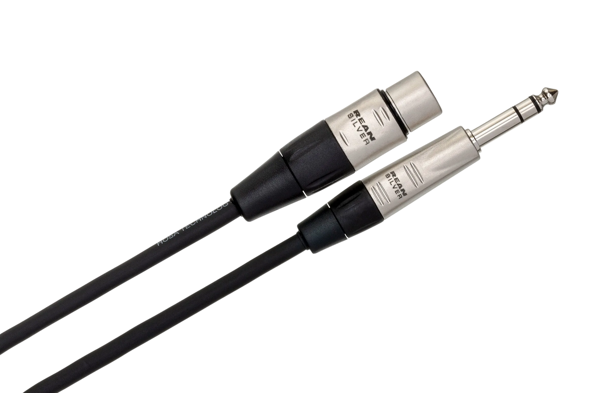 HXS-005 Pro Balanced Interconnect Rean XLR3F To 1/4" TRS 5'