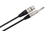 HXS-005 Pro Balanced Interconnect Rean XLR3F To 1/4" TRS 5'
