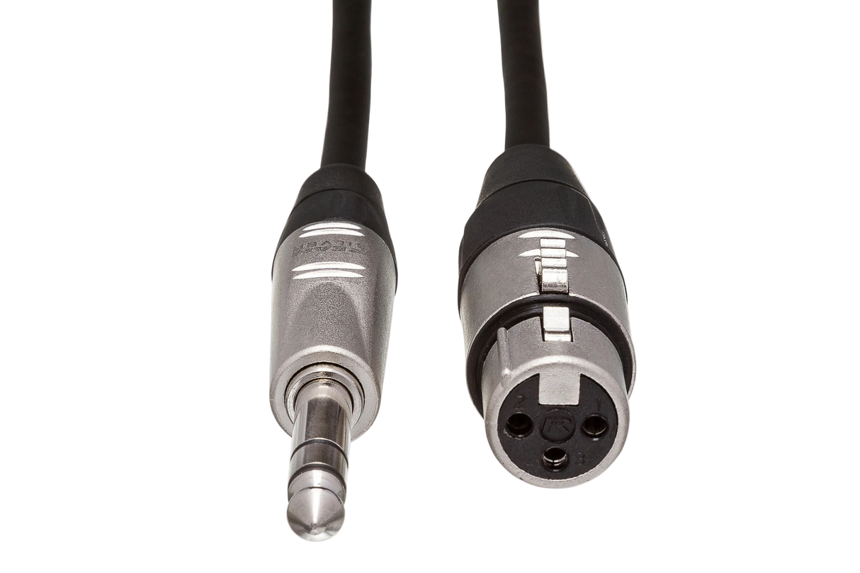 HXS-005 Pro Balanced Interconnect Rean XLR3F To 1/4" TRS 5'