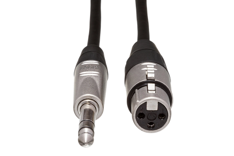 HXS-005 Pro Balanced Interconnect Rean XLR3F To 1/4" TRS 5'