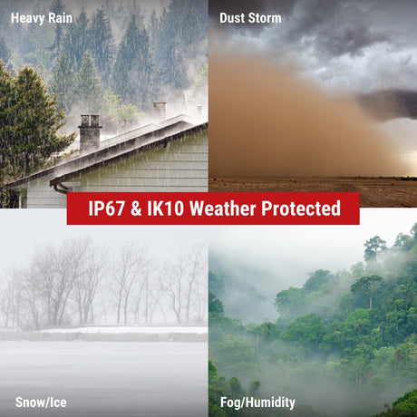 IPEG-D40V-IRW3 MP IP Indoor/Outdoor Mid-Size Vandal Dome. Varifocal 2.8-12mm Motorized Lens