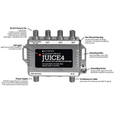 JUICE4 4 Output TV / CATV Distribution Amplifier 8.5dB per port Waterproof