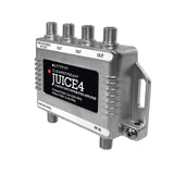 JUICE4 4 Output TV / CATV Distribution Amplifier 8.5dB per port Waterproof
