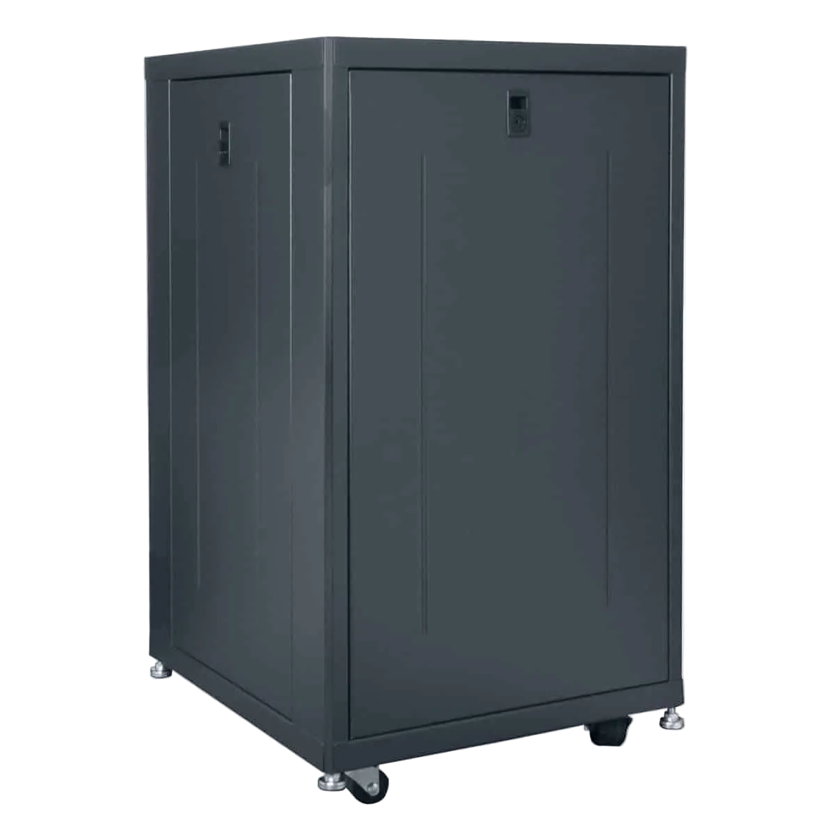LCDR-1824 18U x 24"D Designer AV Rack with Tempered Glass