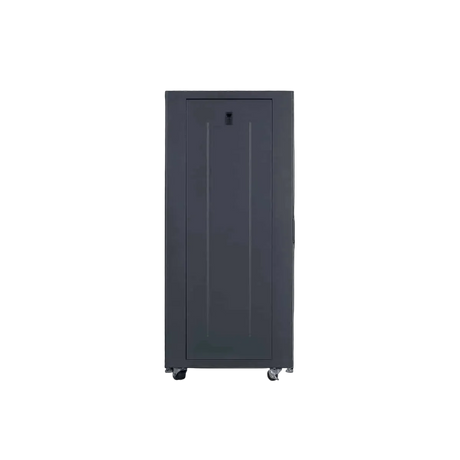 LCDR-2724 27U x 24"D Designer AV Rack with Tempered Glass Door